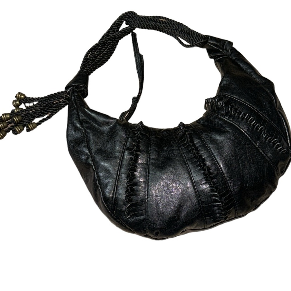 Retro Giannini Black Shoulder Bag